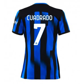 Lacne Ženy Futbalové dres Inter Milan Juan Cuadrado #7 2023-24 Krátky Rukáv - Domáci
